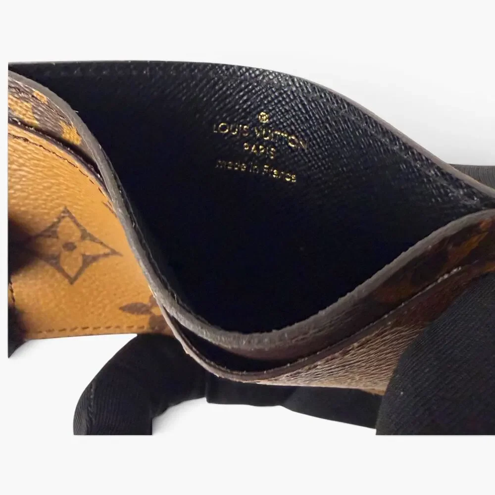 Reverse Monogram Card Holder